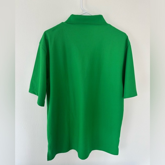 PGA Tour Men's Polo Short Sleeve Golf Shirt, Solid Green, Size Large. - Picture 9 of 11